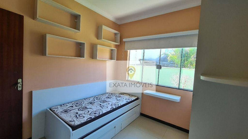 Casa Linear, Condomínio Alto Padrão, Residencial Villa Contorno/ Rio Das Ostras! - Ca1313