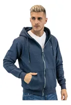 Comprar Campera Canguro Hombre Algodón Frisa Buzo Con Cierre Moha