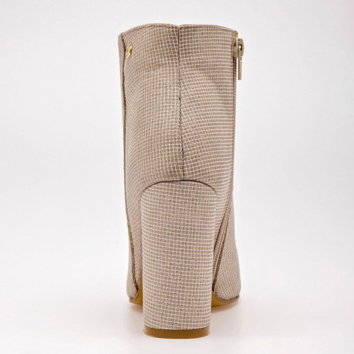 Botin De Punta Moramora 19521642 Color Oro Para Mujer Tx7
