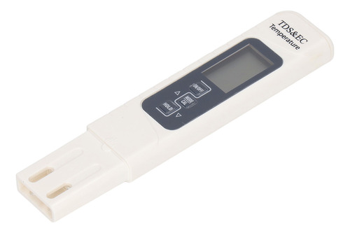 Medidor Ec Tds 3 En 1, 3 Teclas, Prueba De Calidad Del Agua