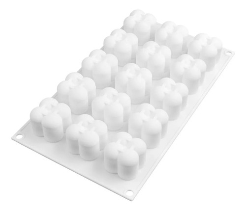Molde De Silicona Para Jabón De Velas De Chocolate Con Cera