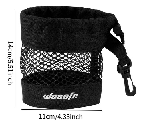 Bolsa Para Pelotas De Golf, Soporte Para Negro Pequeño
