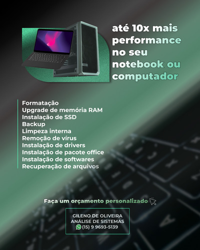 Formatação De Notebooks E Computadores 