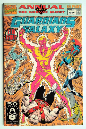 Guardians Of The Galaxy Anual 1 Marvel Comics 1er Krugarr