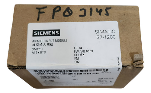 Modulo De Entradas Analógicas Siemens 6es7231-5pd32-0xb0