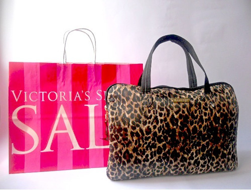 Cartera Porta Lapto Victoria's Secret Animal Print Original