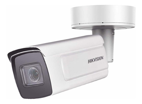 Hikvision Cámara de Seguridad Bala IP 4 MP Con Lente Mot. 2.8 a 12 mm 50 mts IR EXIR Para Vision Nocturna Protección IP67 Para Uso Exterior + IK10 Antivandalica Con Entrada y Salida de Audio y Alarmas