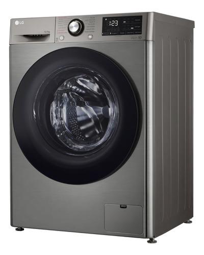 Lavadora Y Secadora 12/7 Kg LG Wd12vvc5s6c Ai Dd Color Plateado