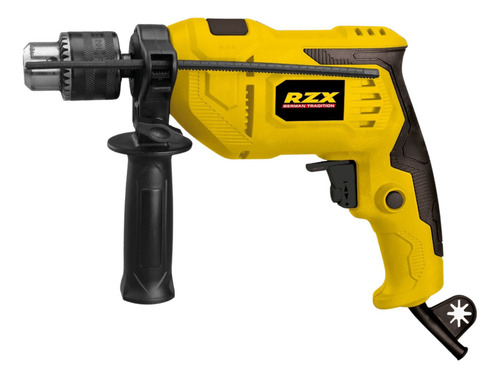 Taladro Percutor Rzx 650w Mandril 13mm 220v 50 Hz Amarillo