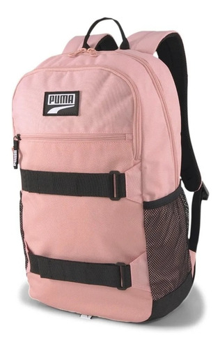 Imagen 1 de 3 de Mochila Puma Deck Backpack Rosa Laptop Escolar Urbana Viaje