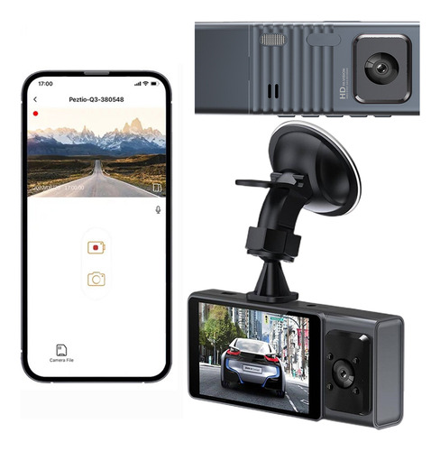 Cámara U Dash Cam Con Wifi 1080p Fhd Grabadora De Conducción