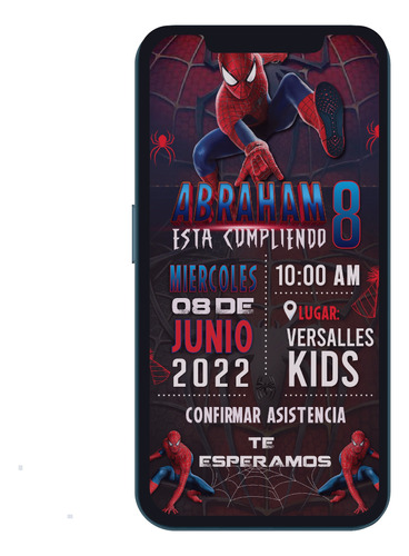 Video Invitación Spiderman