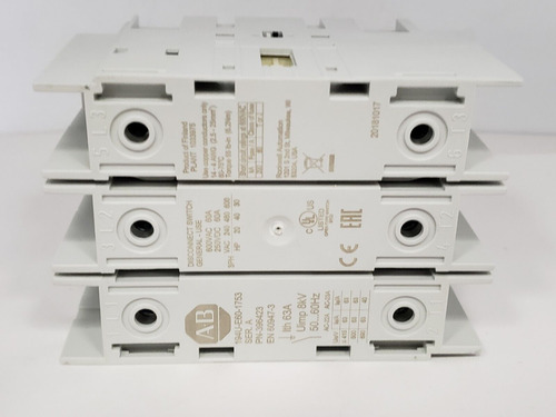 Allen Bradley 194u-e60-1753 Disconnect Switch 60a 3 Pole Bbd