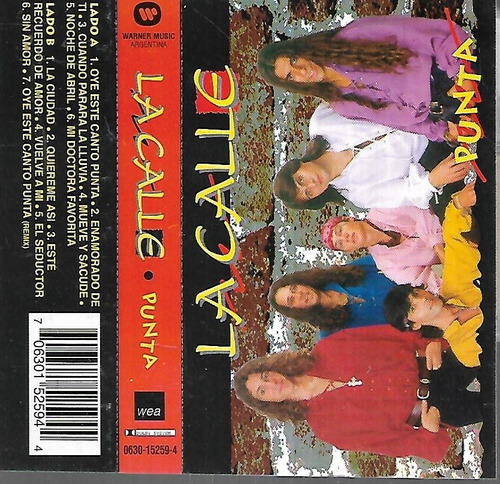 La Calle Album Punta Sello Warner Music Cassette Nuevo