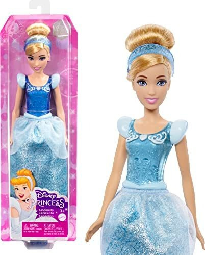 Disney Princess Dolls, Nuevo Para 2023, Cenicienta Posable F