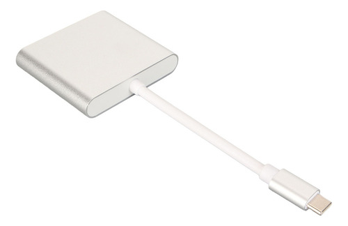 Adaptador Usb Tipo C 3 En 1 Ultra Hd 4k Usb C A Multimedia H