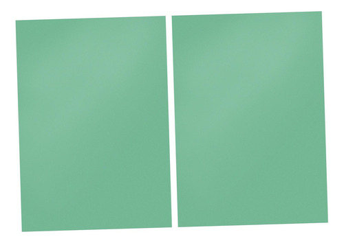 2x Pvc Translúcido Pp Hoja Corrección Gel Luz Filtro Verde