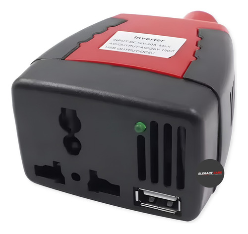 Inverson De Corriente Para Auto De 12v/220 150w
