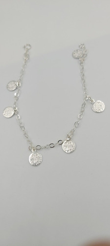 Pulso Pulsera Plata 925 Con 4 Medallas Y Cruz De San Benito