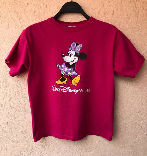 Playera Vintage Walt Disney World Talla 14-16 Mujer Usa Made (Usado)