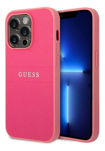 Case Para iPhone 14 Pro Max Guess Fucsia