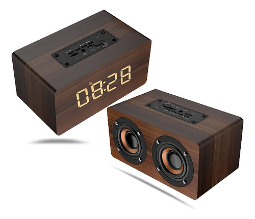 Altavoz Bluetooth De Madera, Reproductor De Música Retro I.