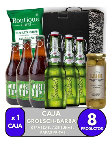 Cerveza Grolsch Tapa Ceramica + Barba Roja + Box Regalo 2