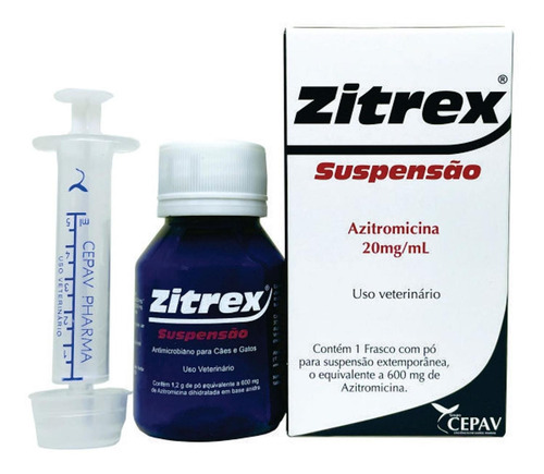 Kit 3 Und  Zitrex Suspensão 20mg/ml - Cepav