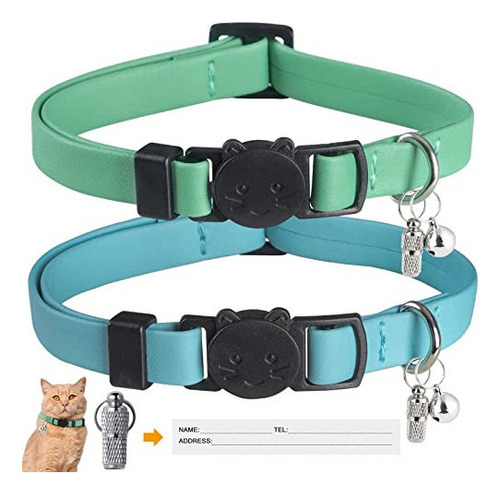 Wroswt - Collar Para Gato Con Cascabeles, Collares De Gatito