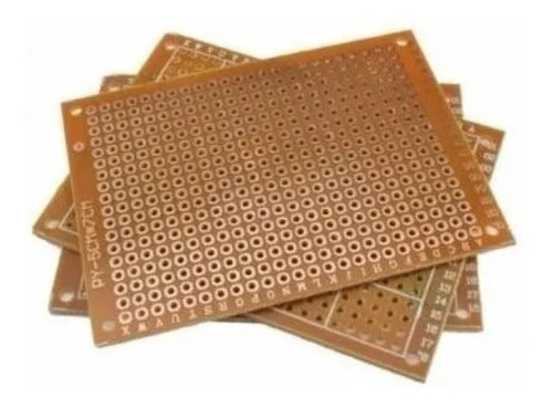 Baquelita Perforada 5x7 Cm Universal Pcb Ciurcuitos (pack 2)