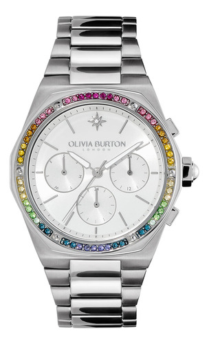 Relógio Olivia Burton Feminino Aço Prateado 24000101