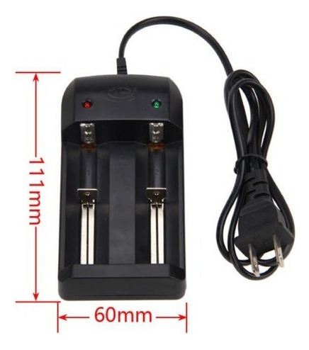 20xuniversal Dual + Cargador De Batería Para 18650 26650 De