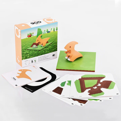 Half Toys Dinosaur Encastre Magnetico Diorama Color