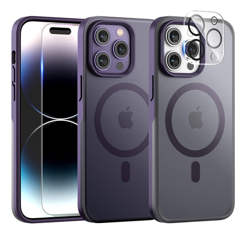 Tauri [5 In 1 Magnetic Case For iPhone 14 Pro [military G Aa