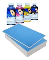 Comprar 100 Folhas Sublimatica Havir A4 + 4 X100ml Tinta Sublimatica