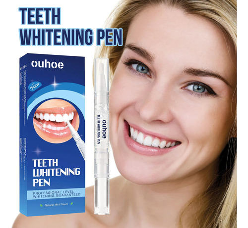 A Caneta De Limpeza De Dentes Clareia Rapidamente Os Dentes
