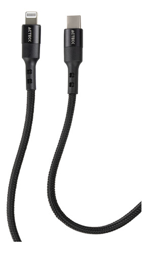 Cable Acteck Linx Plus Cl420 Usb C A Lightning 1m Ac-934862