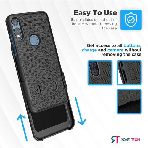Funda Para Motorola Moto E 2020 (color Negro)
