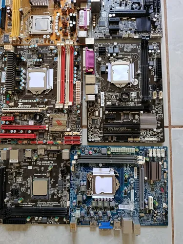 Lote 9 Placa Mãe Variadas Usadas Com Defeito - H110 E Outras