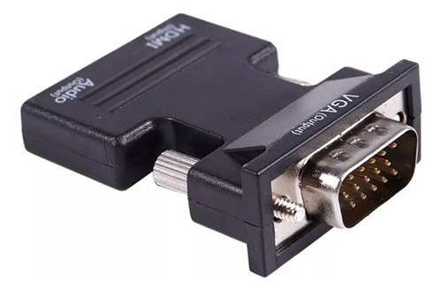 . Hdmi Hembra A Vga Macho Compatible Con 1080p Con Salida