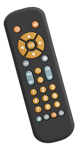 Juguete Remoto Realista Para Tv Para Niños Pequeños, Negro