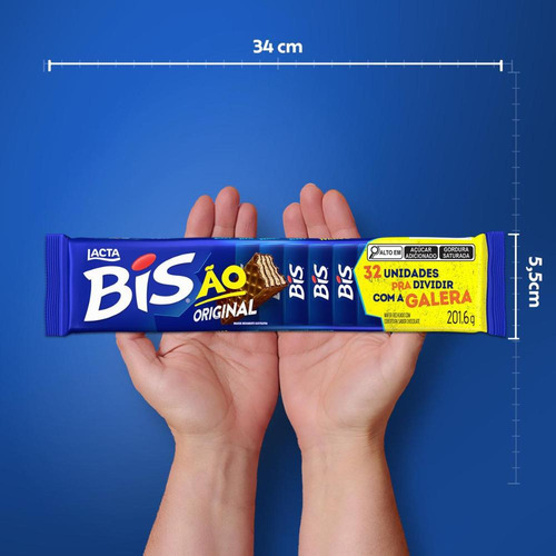 Chocolate Bisão Ao Leite 201,6g