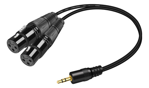 Yeung Qee Cable Adaptador De Microfono Xlr Hembra Macho A Do