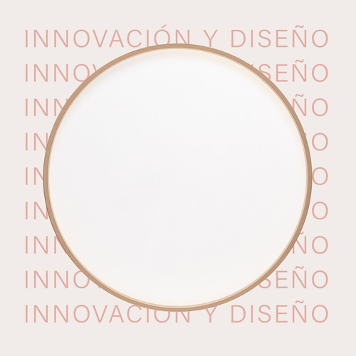 Lampara De Techo Elegante Decorativa Dorada Led Estructura Dorado