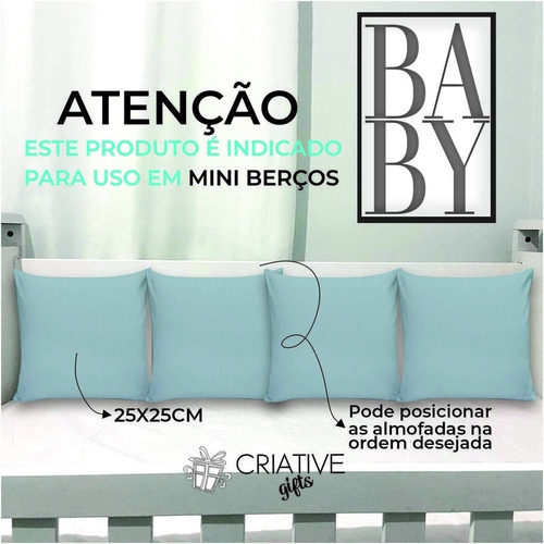 Kit Mini Berço 4 Peças Safari Unissex