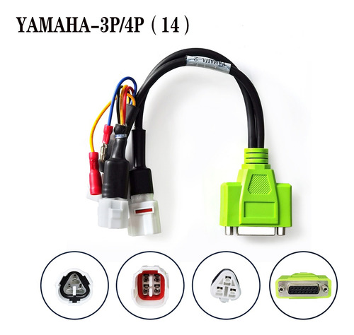 Cable Adaptador De 3/4 Pines Para Motocicleta Yamaha
