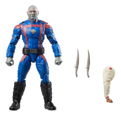 Figura Drax Guardianes De La Galaxia Vol. 3, Hasbro