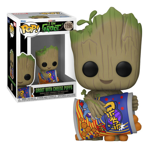 Funko Pop Marvel Groot Cheetos 1196 Cheese Puffs Protector