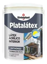 Comprar Platalatex Latex Interior Antihongos 3,6 Lts. Sinteplast Ft Acabado Mate Color Blanco