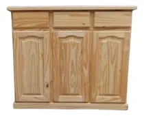 Comprar Bahiut Vajillero En Pino 120x40x80 Modelo Con 3 Cajoneras